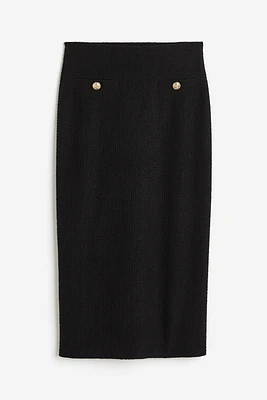 Textured Pencil Skirt