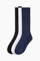 3-pack Knee-High Sports Socks