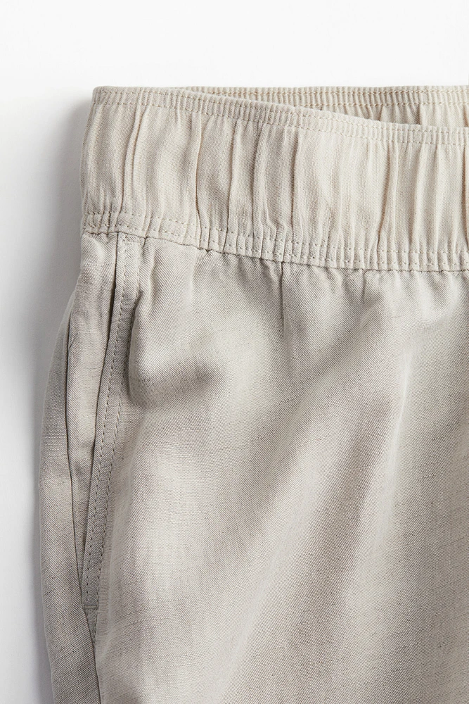 MAMA Before & After Linen-blend Pants