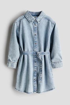 Robe chemisier en denim