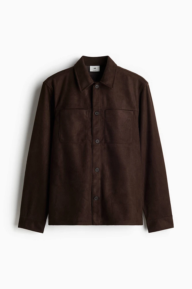 Regular Fit Napped Overshirt