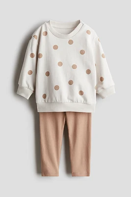Ensemble 2 pièces avec chandail et legging