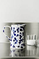 Speckled-Glaze Stoneware Pitcher