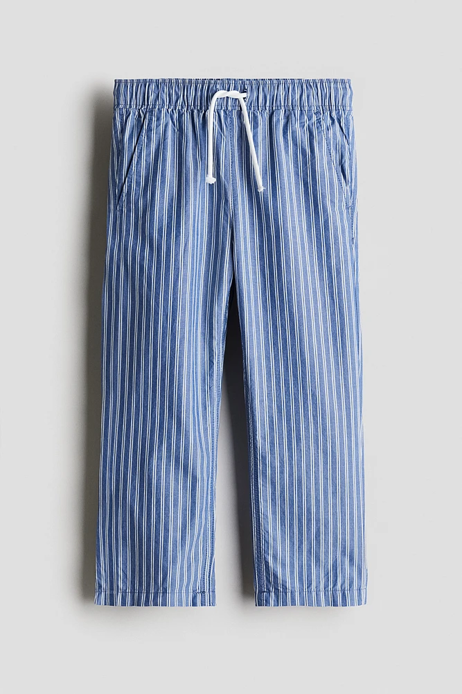 Cotton Poplin Pants