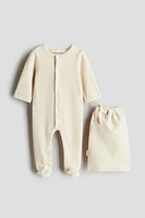 Velour Pajama Jumpsuit Gift Set