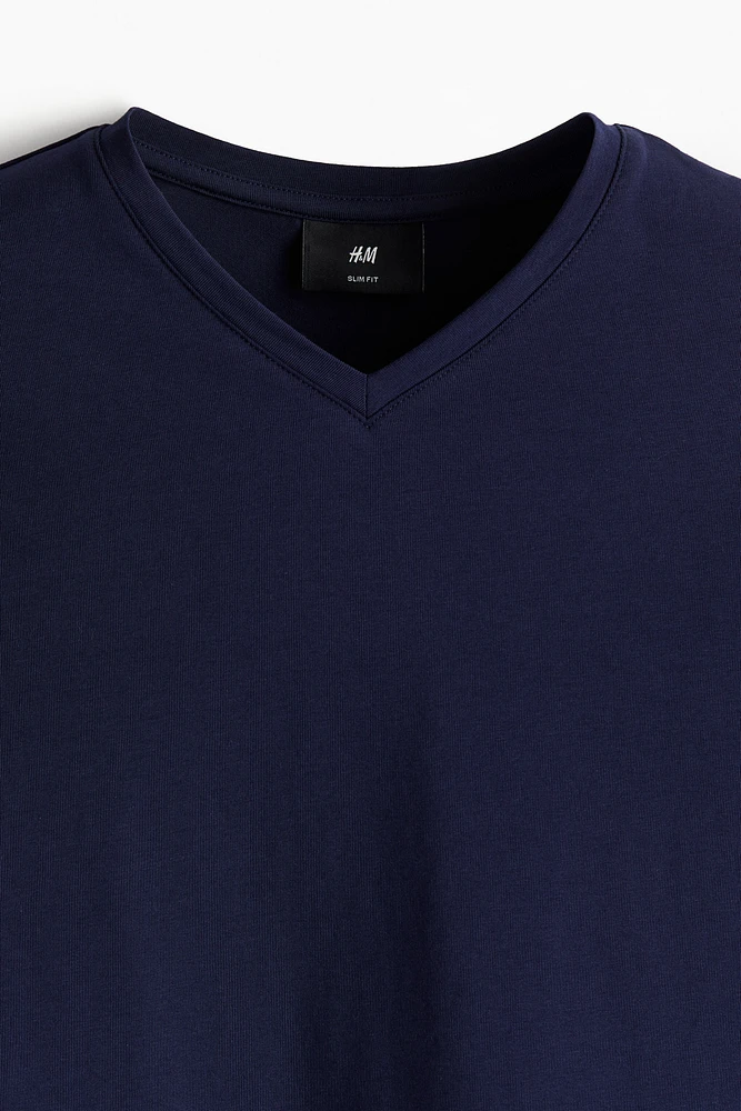 Slim Fit V-neck T-shirt