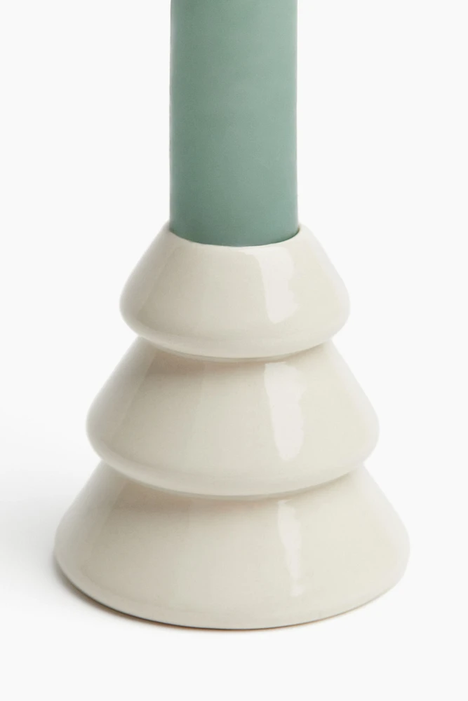 Stoneware Candlestick