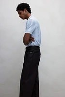 Polo coupe classique en tricot pointelle