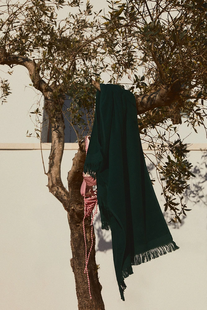 Beach Towel with Fringe