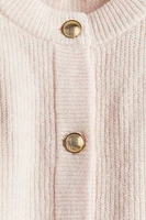 Rib-Knit Cardigan