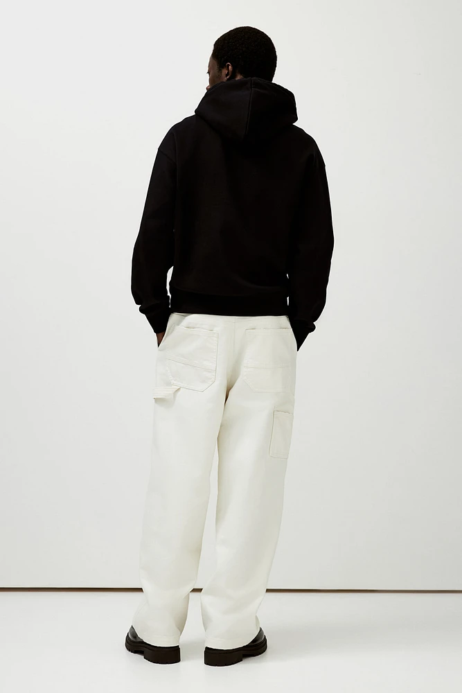 Loose Fit Printed Hoodie