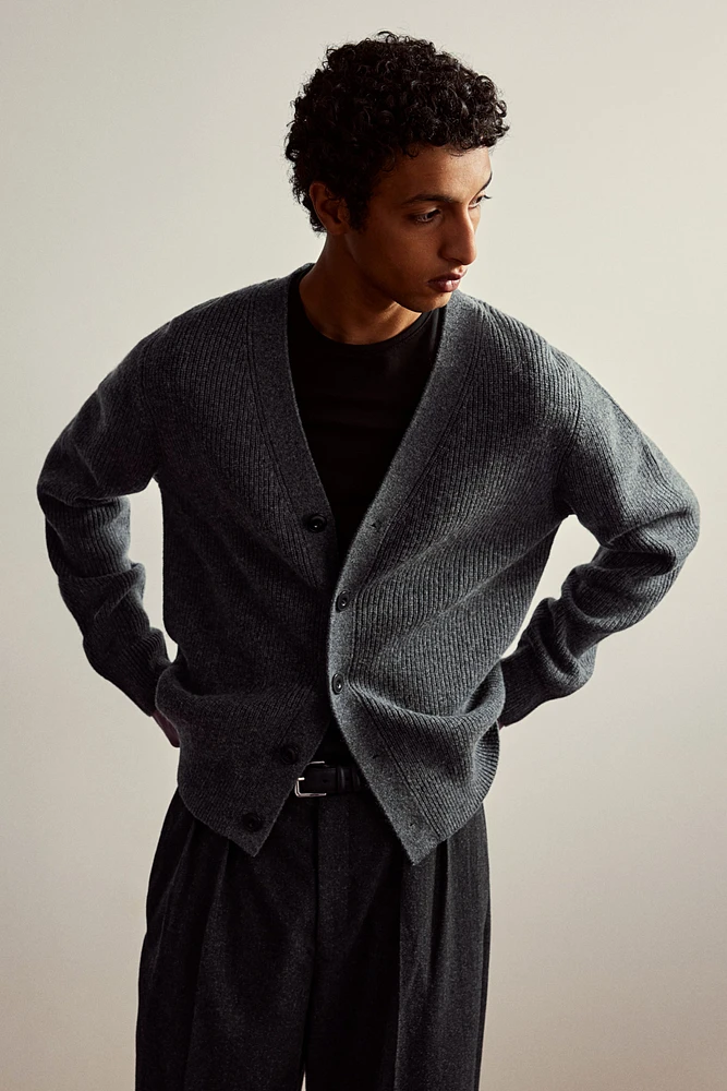 Regular Fit Wool Cardigan