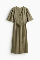 Muslin Wrap Dress