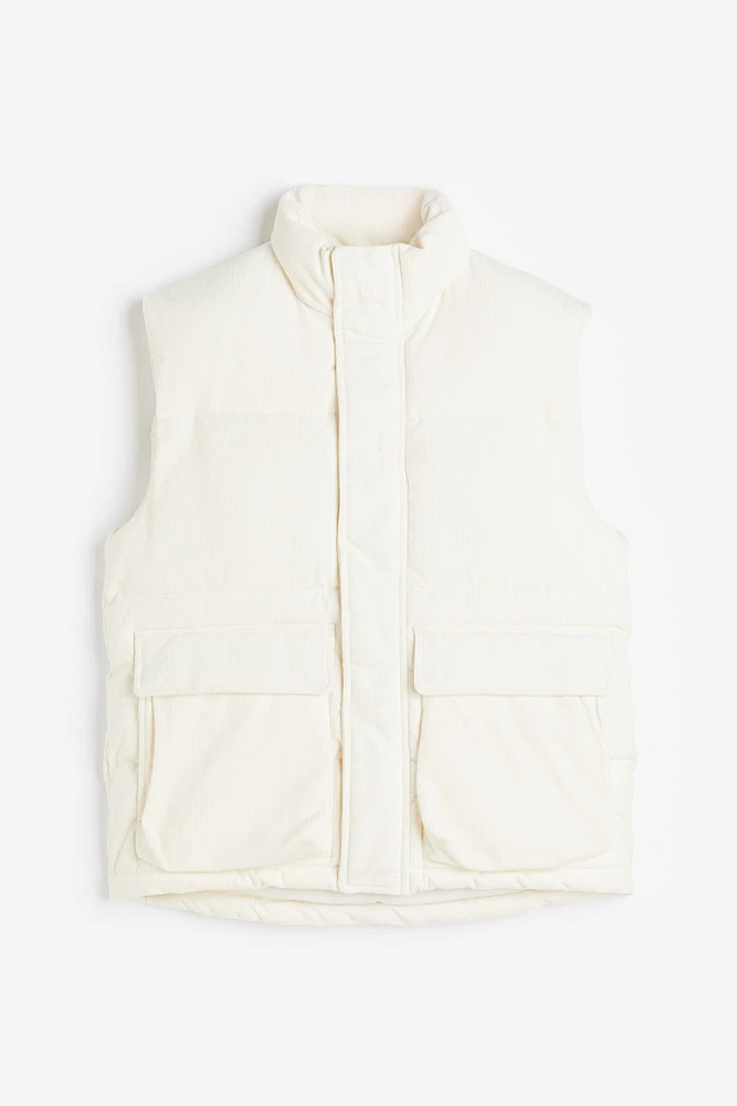 Corduroy Puffer Vest