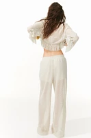 Fringe-Trimmed Top