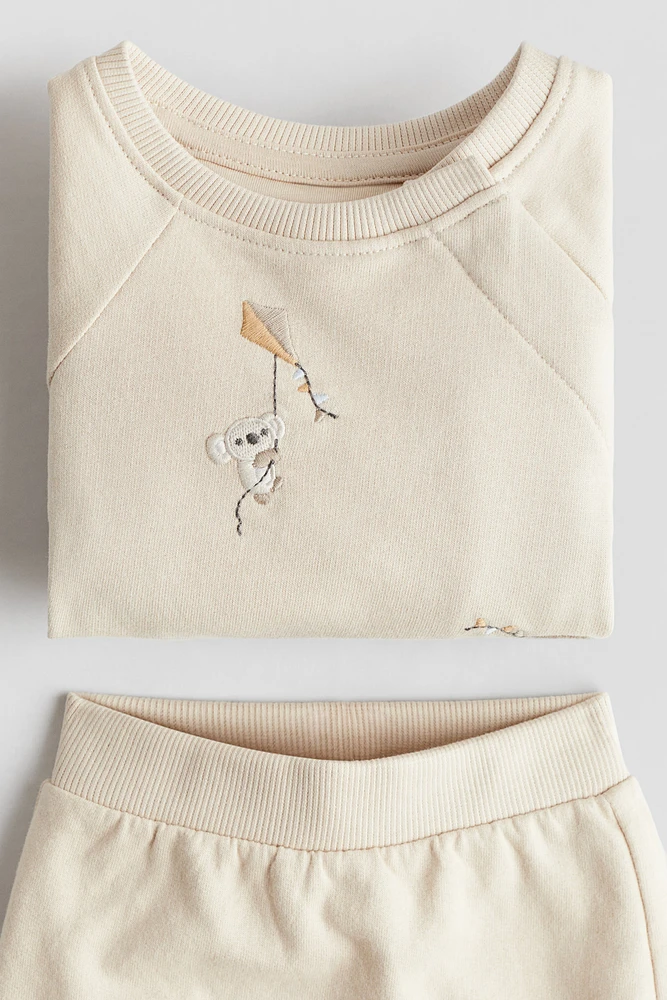 2-piece Cotton Sweatsuit