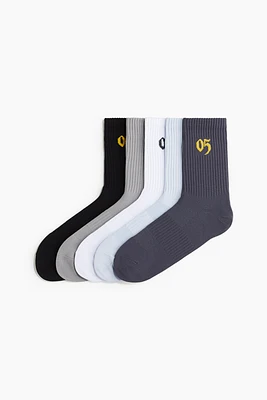 5-Pack Sports Socks with DryMove™