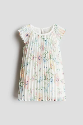 Robe trapèze en mousseline