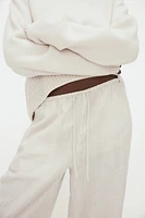 Wide-leg Linen Pants