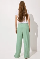 Pantalon large avec cordon de serrage