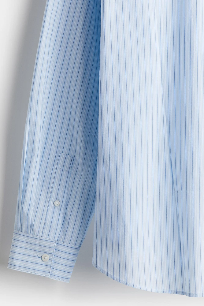 Loose Fit Poplin Shirt