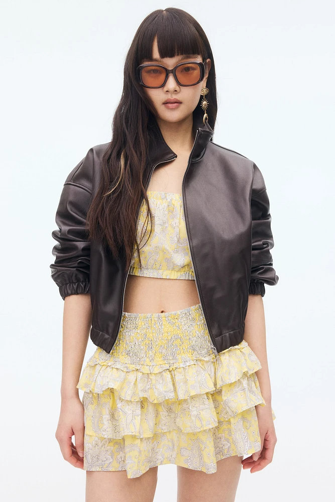 Tiered Mini Skirt