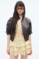 Tiered Mini Skirt