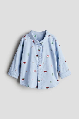 Patterned Cotton Shirt