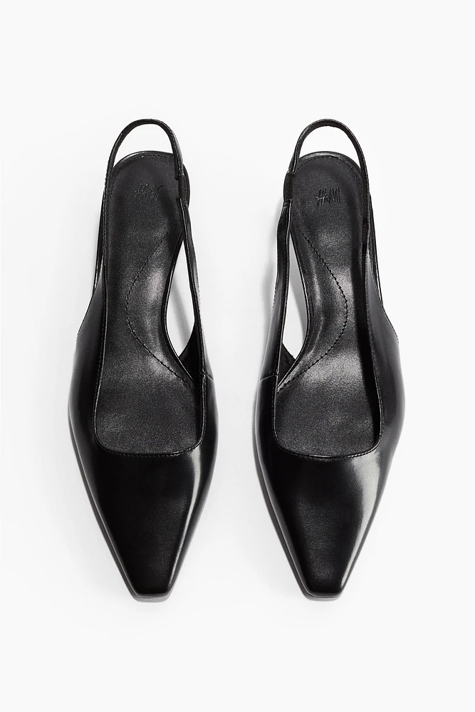 Pointed Slingbacks