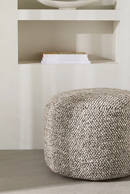 Wool-blend Pouffe