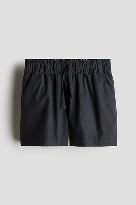 Linen-blend Shorts