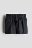 Linen-blend Shorts