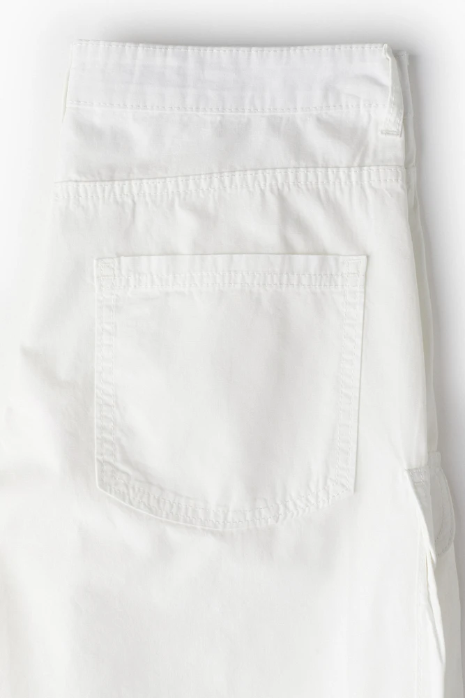 Canvas Cargo Shorts