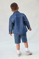 Cotton-blend Denim Overshirt