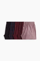 5-pack Woven Cotton Boxer Shorts