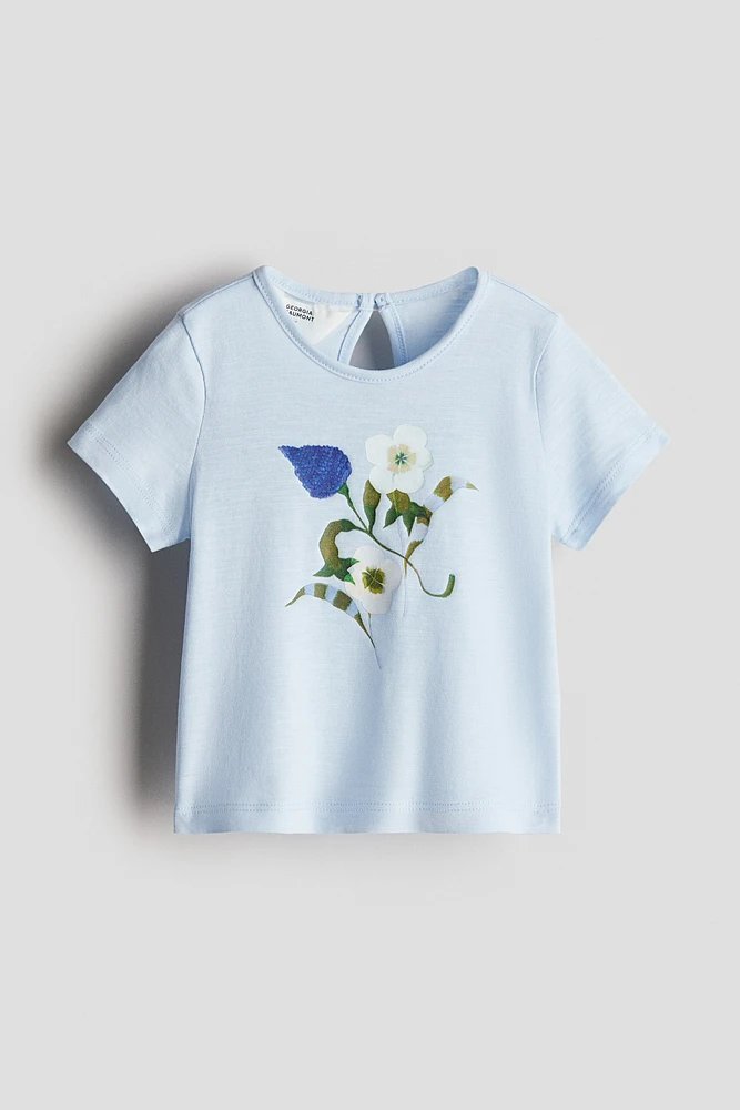 Haut en coton avec motif imprimé
