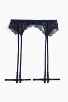 Embroidered Garter Belt