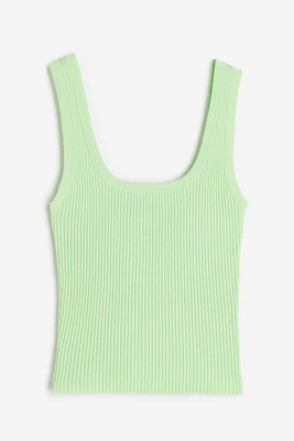 Rib-knit Tank Top