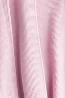 Robe côtelée avec jupe évasée