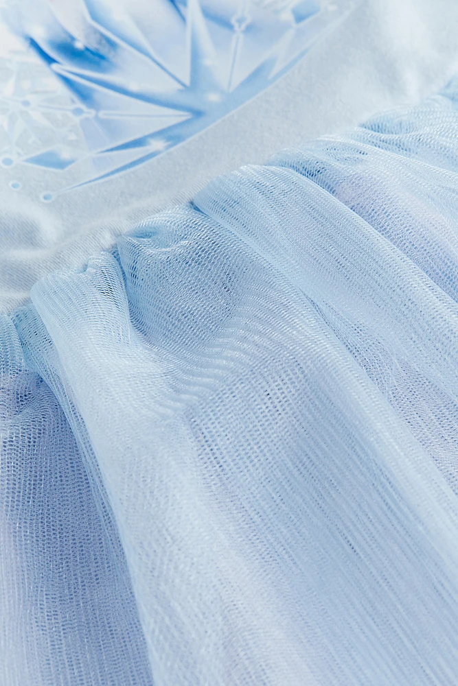 Printed Tulle Dress