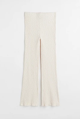 Rib-knit Pants