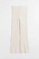 Rib-knit Pants