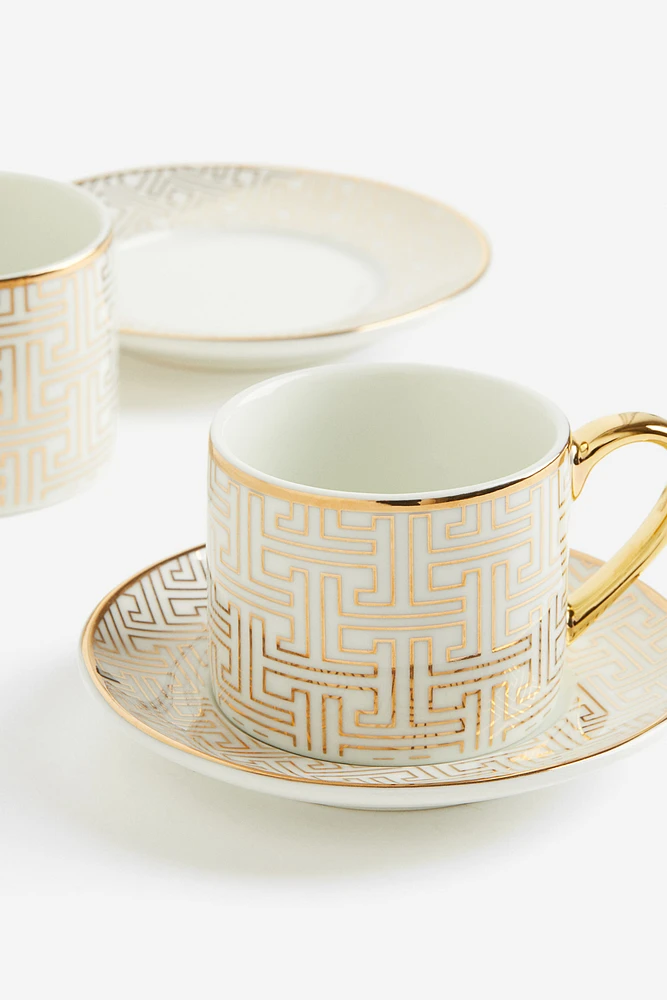 2-pack Espresso Cup and Saucer