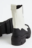 Chunky Zip-front Boots