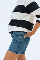 MAMA Denim Shorts