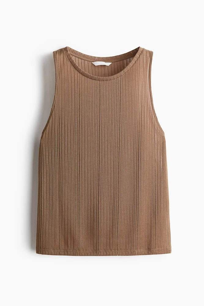 Camisole en tricot côtelé