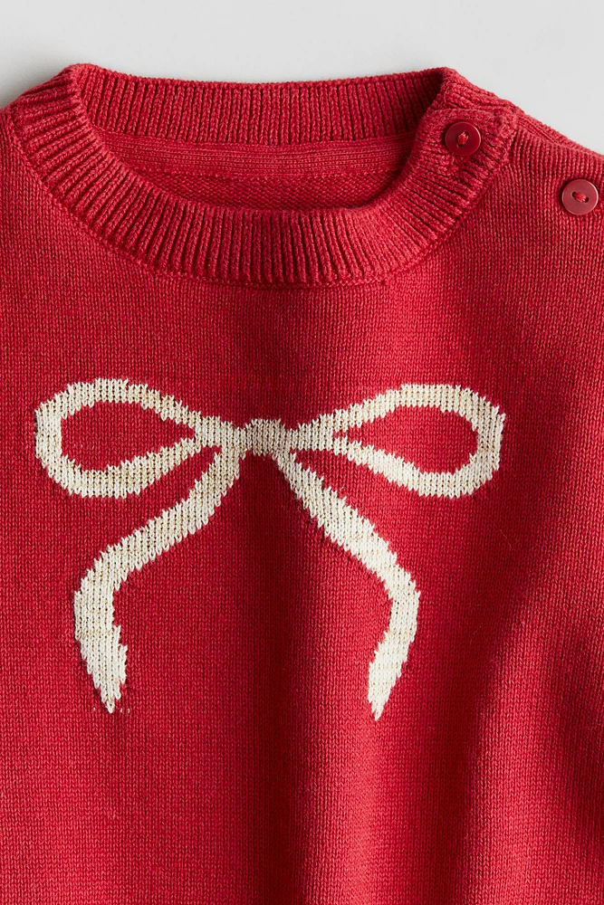 Chandail en maille jacquard