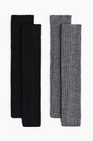 2-pack Rib-knit Leg Warmers