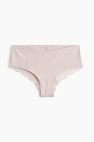 MAMA 5-pack Lace-Trimmed Cotton Hipster Briefs