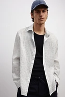 Loose-Fit Textured Shirt